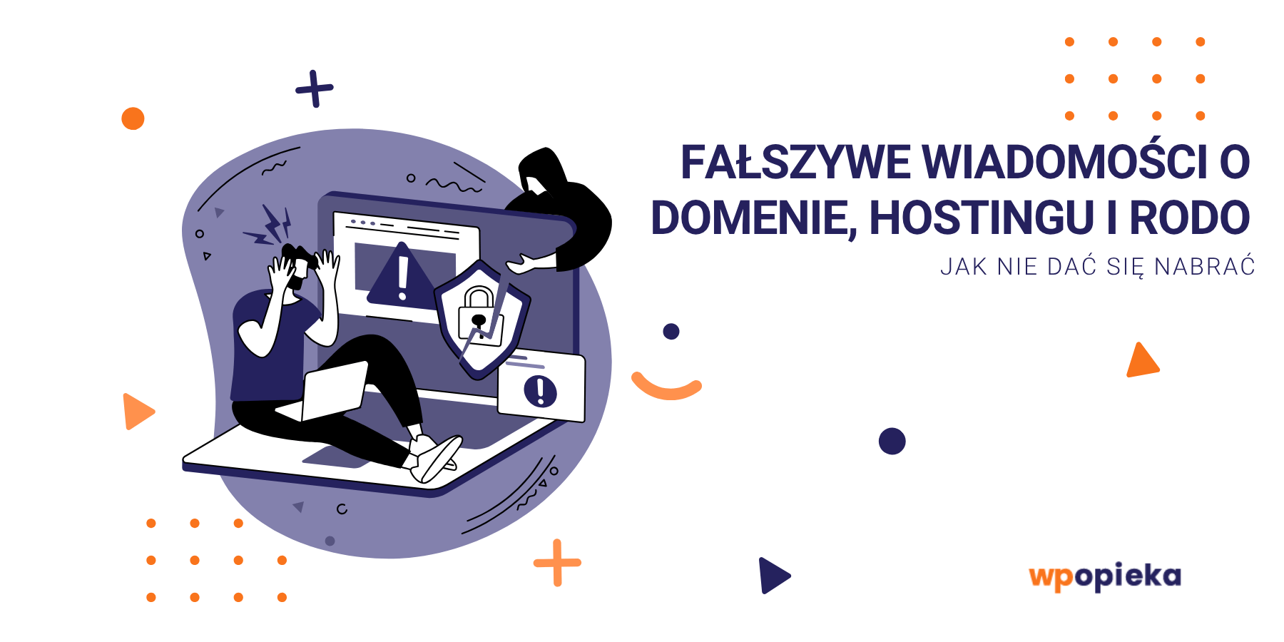 Tło artykułu: Fałszywe wiadomości o domenie, hostingu i RODO - nowe oszustwo w 20...