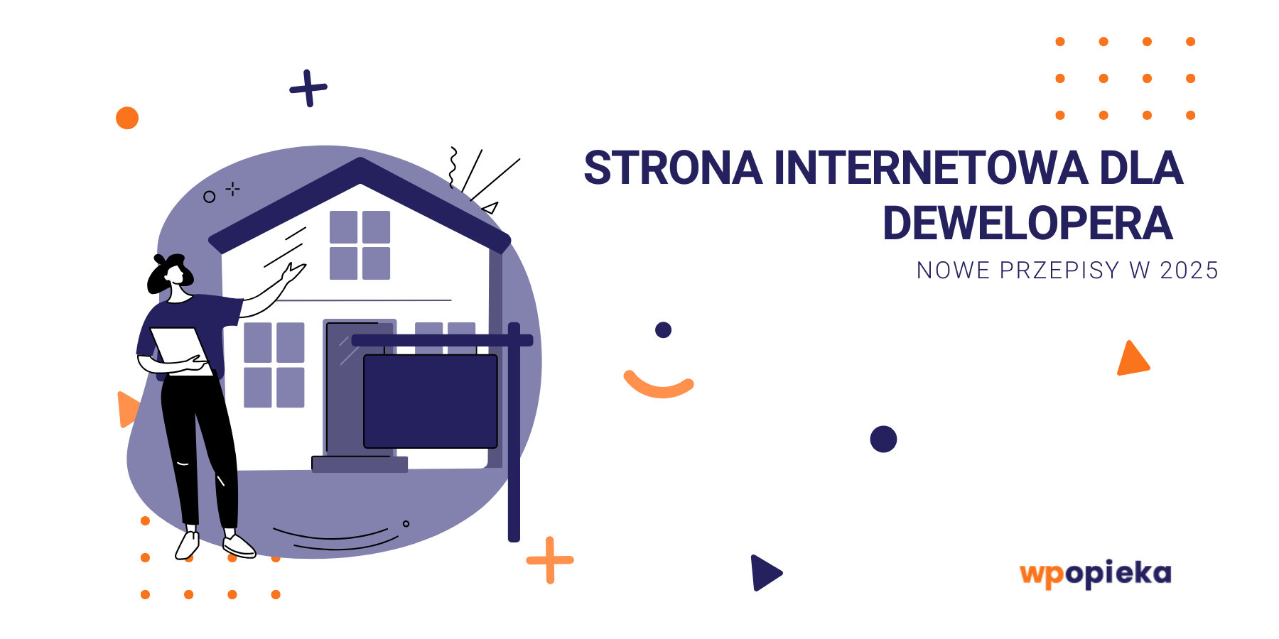 Tło artykułu: Strona internetowa dla dewelopera – nowe przepisy w 2025