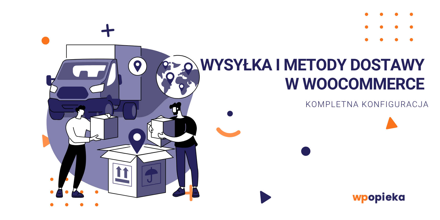 Tło artykułu: Wysyłka i metody dostawy w WooCommerce – kompletna konfiguracja