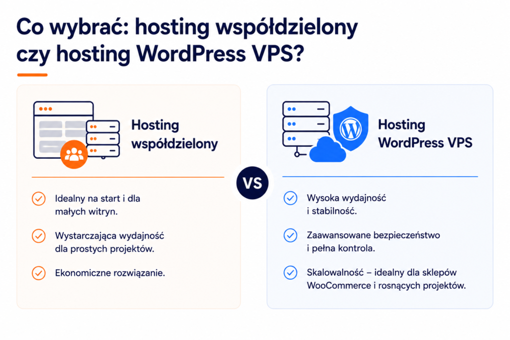 Co wybrać - hosting współdzielony czy hosting WordPress VPS?